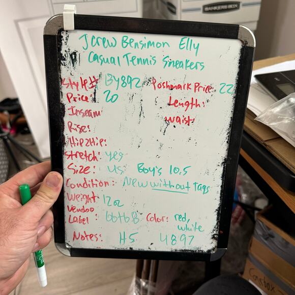 J Crew Bensimon Elly Casual Tennis Sneakers US Boy's 10.5 - Picture 10 of 10